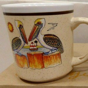 Lot Of 2 A GIFT CORP Coffee Tea Cup Mug With Spoon